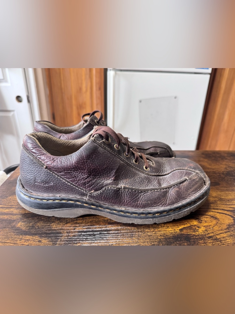 Dr. Martens 11200 Brown Pebbled Leather Oxfords Men's Size 11